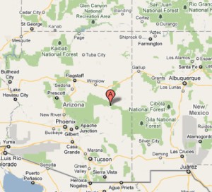 Arizona retreat center map